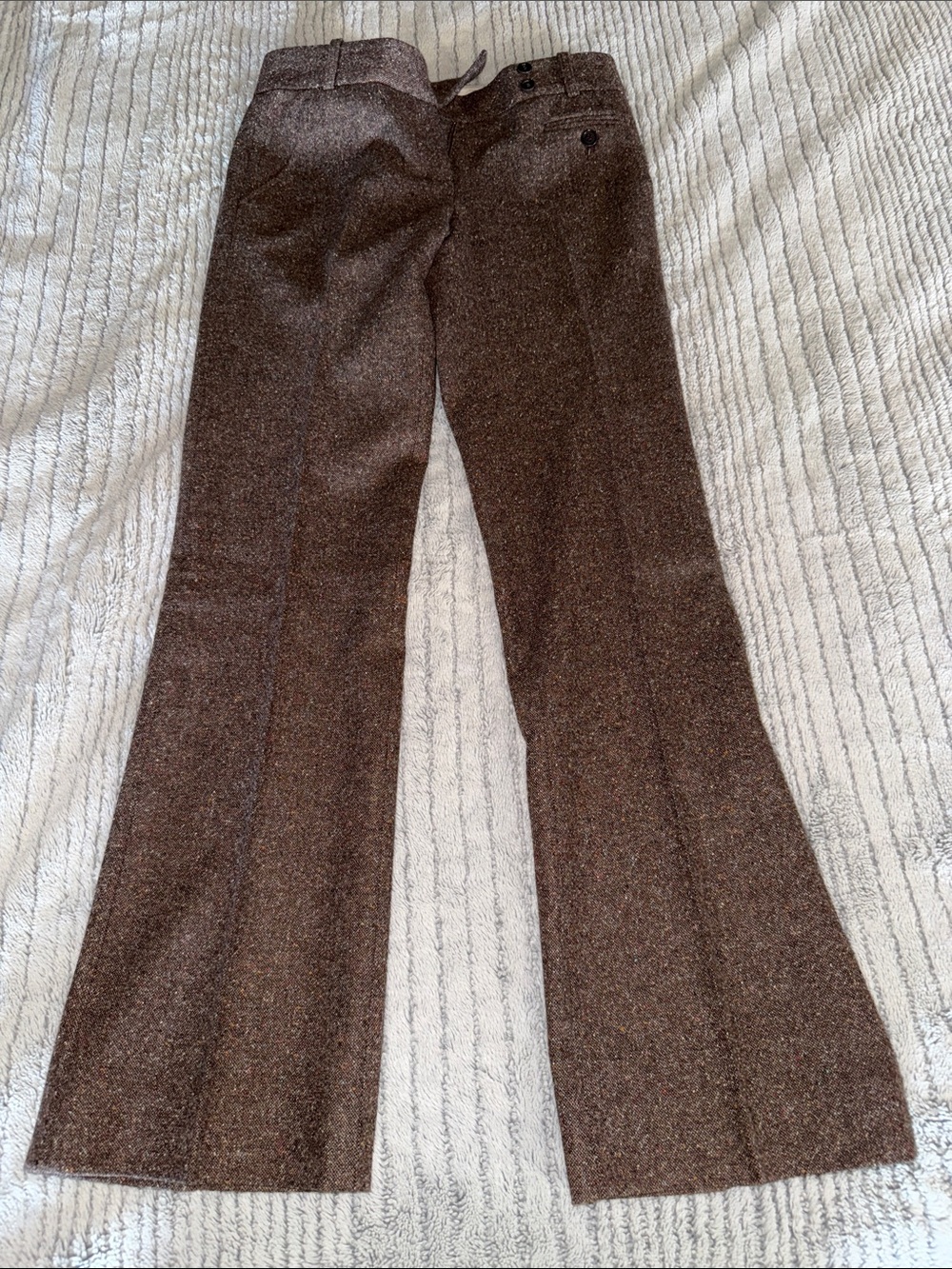 BCBGMaxAzria Brown Exterior with Ivory Lining Skirt